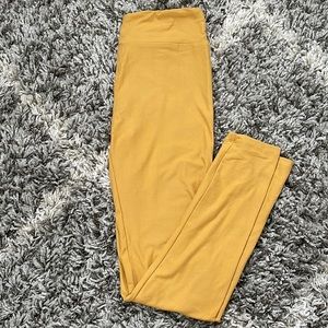 LulaRoe Leggings Golden Yellow